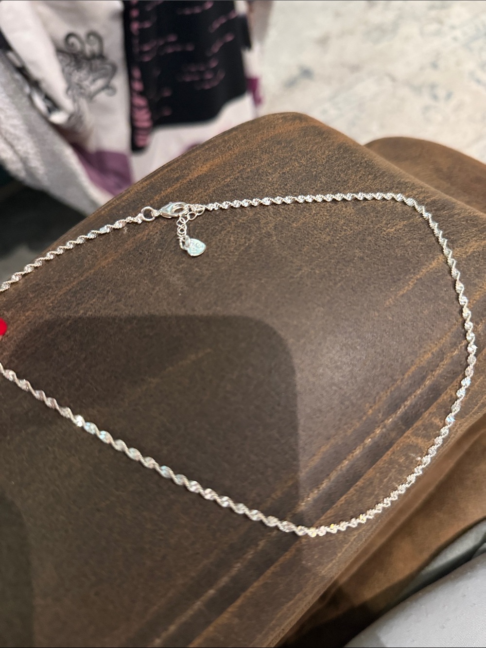 EVRY Silver Twisted Necklace